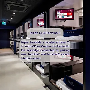 胶囊旅馆 Kepler Club Kuala Lumpur Airport - Klia T1 Landside, Public Area 